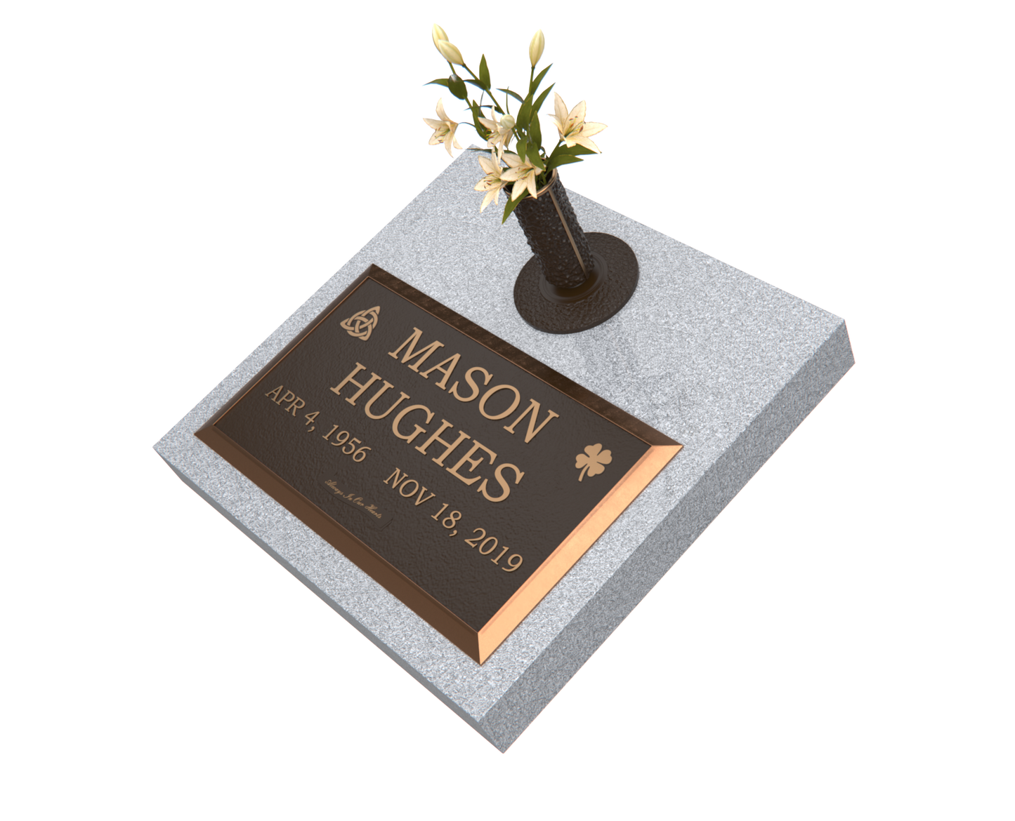 Premium Bronze Plaque 28"x 16" with Granite Base