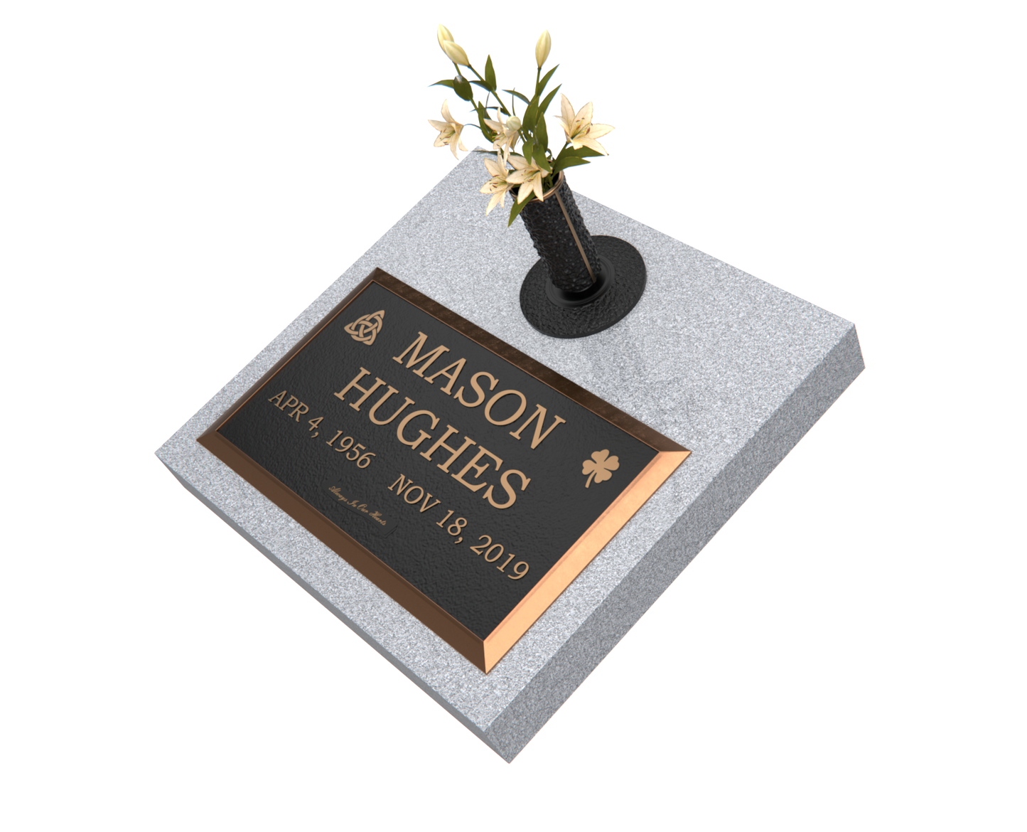 Premium Bronze Plaque 28"x 16" with Granite Base