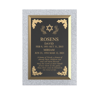 Premium Bronze Plaque 24"x 16" with Granite Base