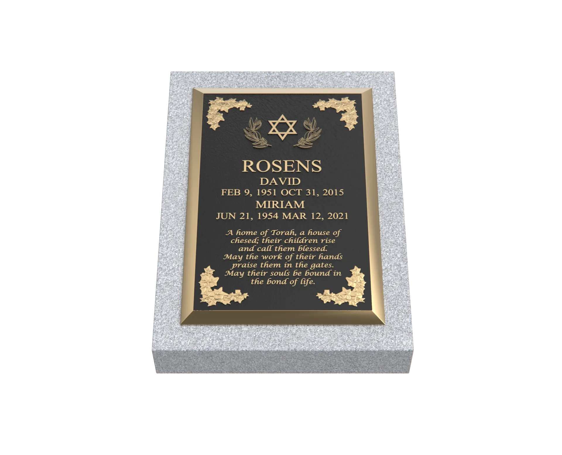 Premium Bronze Plaque 24"x 16"