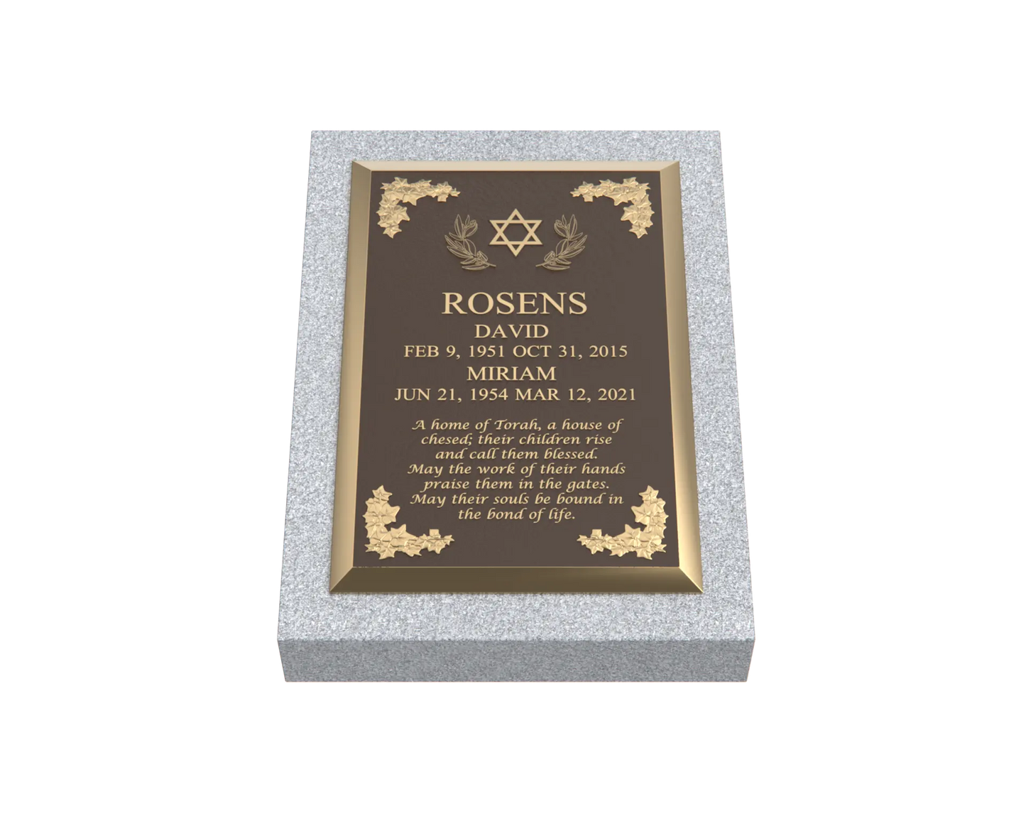 Premium Bronze Plaque 24"x 16"