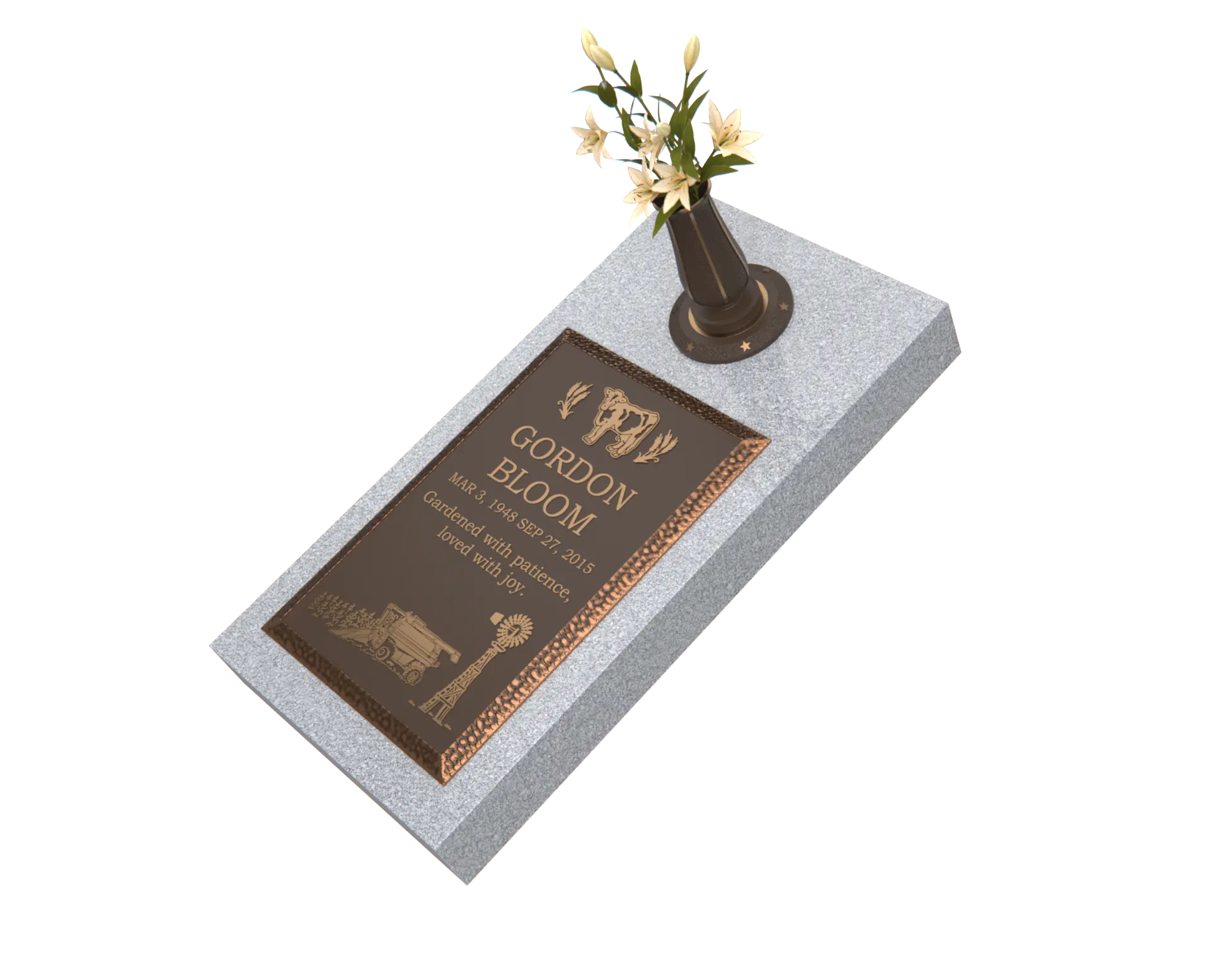 Premium Bronze  Plaque 16"x 24"