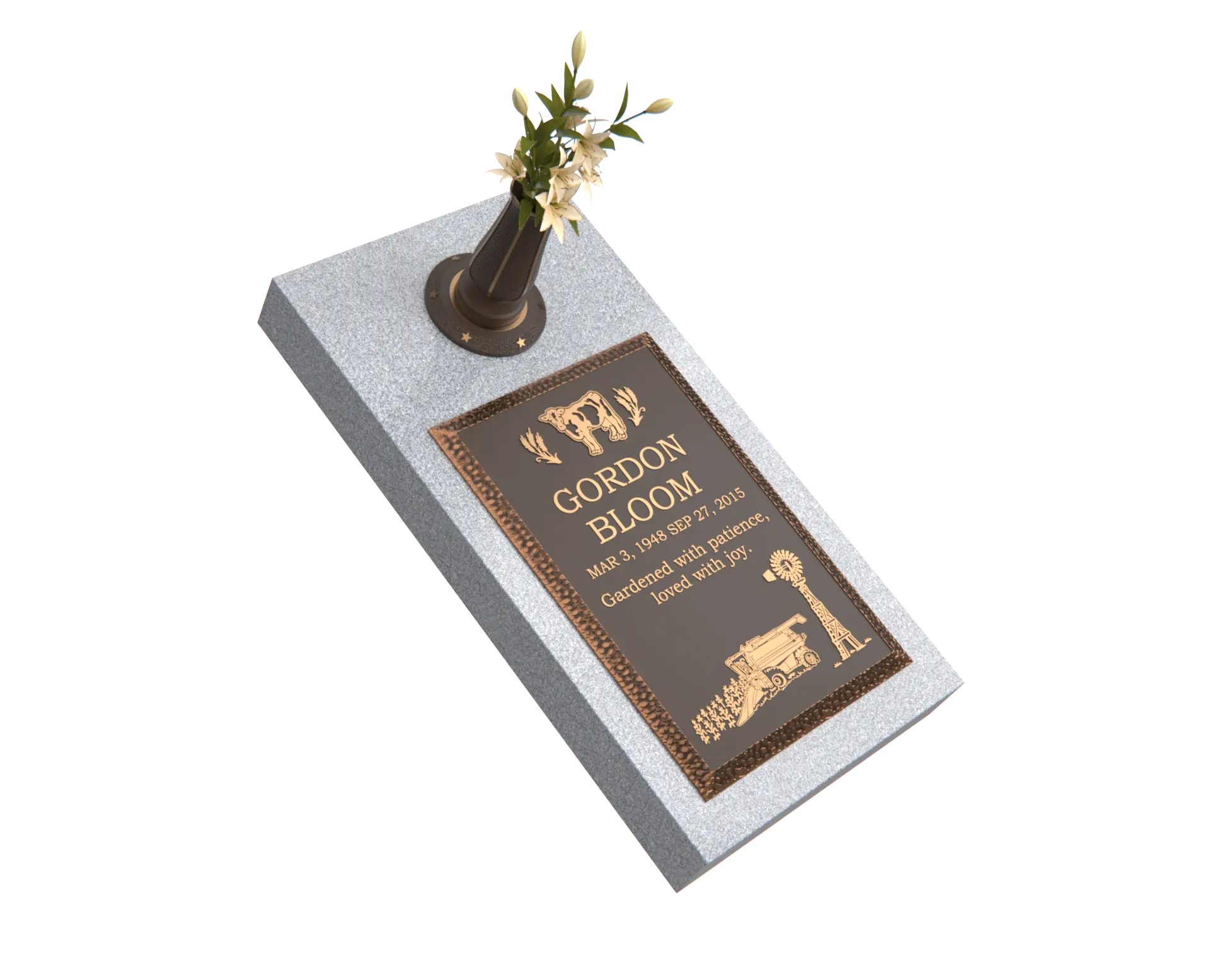Premium Bronze  Plaque 16"x 24"