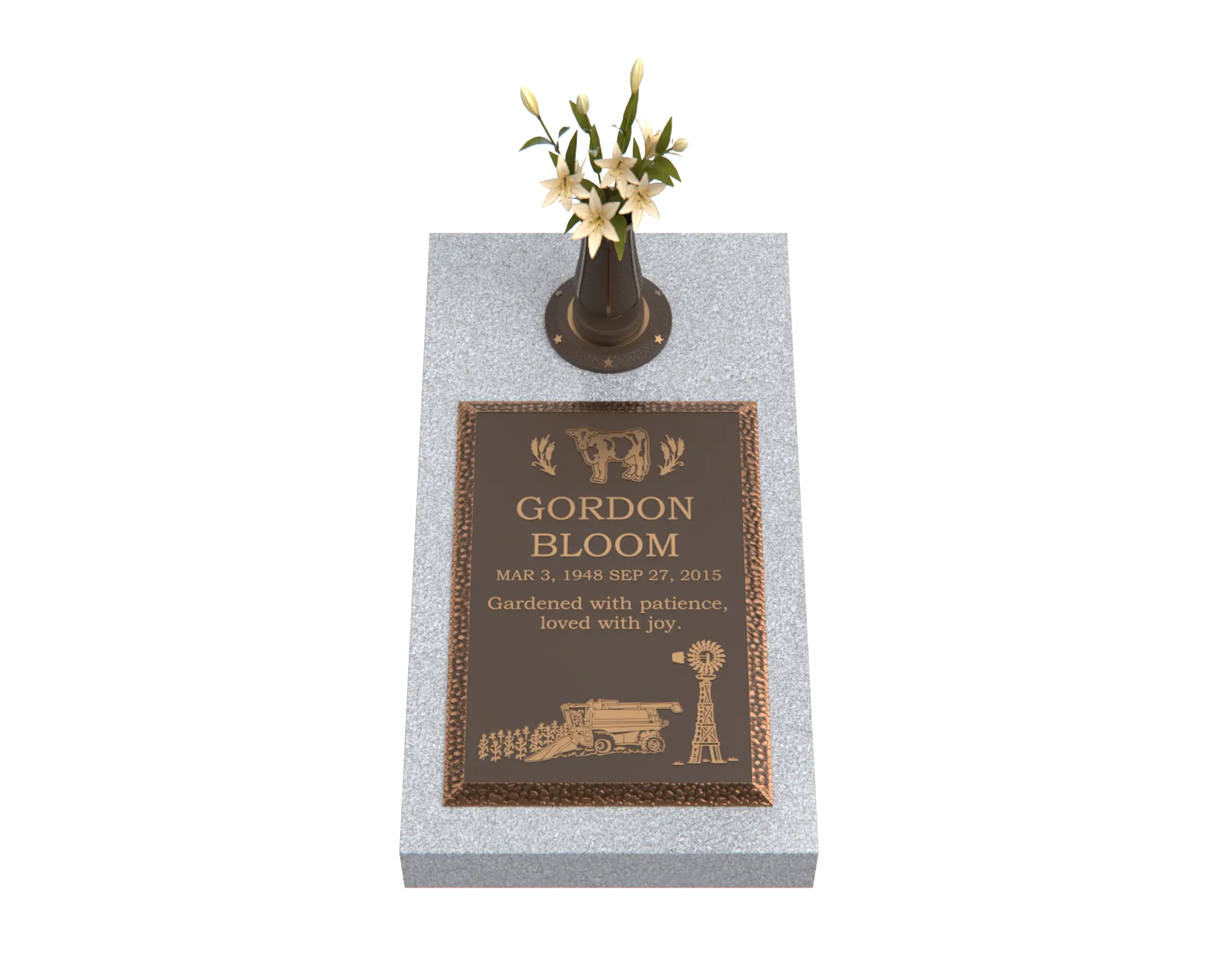 Premium Bronze  Plaque 16"x 24"