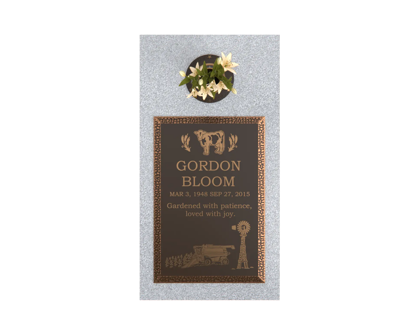Premium Bronze  Plaque 16"x 24"