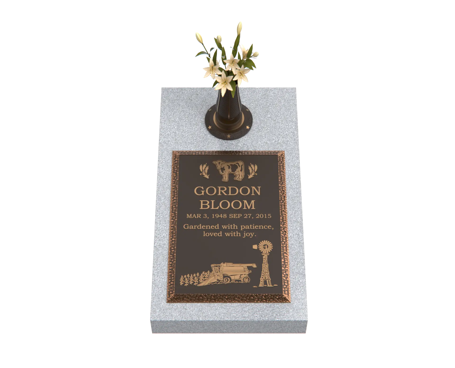 Premium Bronze  Plaque 16"x 24"