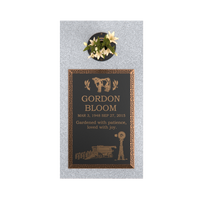 Premium Bronze Bevel Plaque 16"x 24" with Granite Base