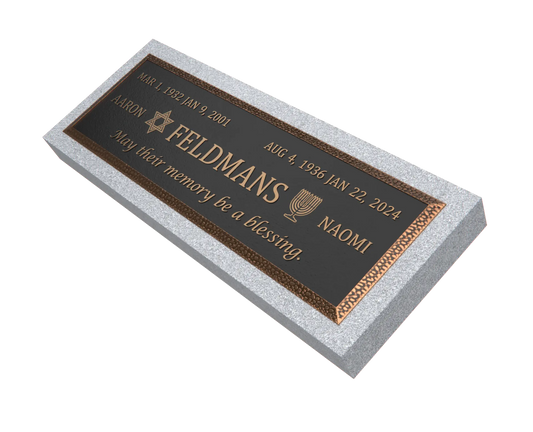 Premium Bronze Plaque 36"x 13"