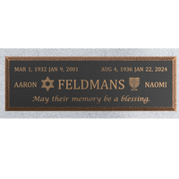 Premium Bronze Plaque 36"x 13"