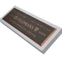 Premium Bronze Plaque 36"x 13" with Granite Base