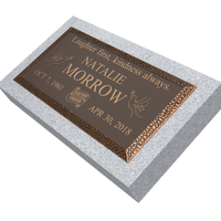Premium Bronze Plaque 24"x 12" with Granite Base