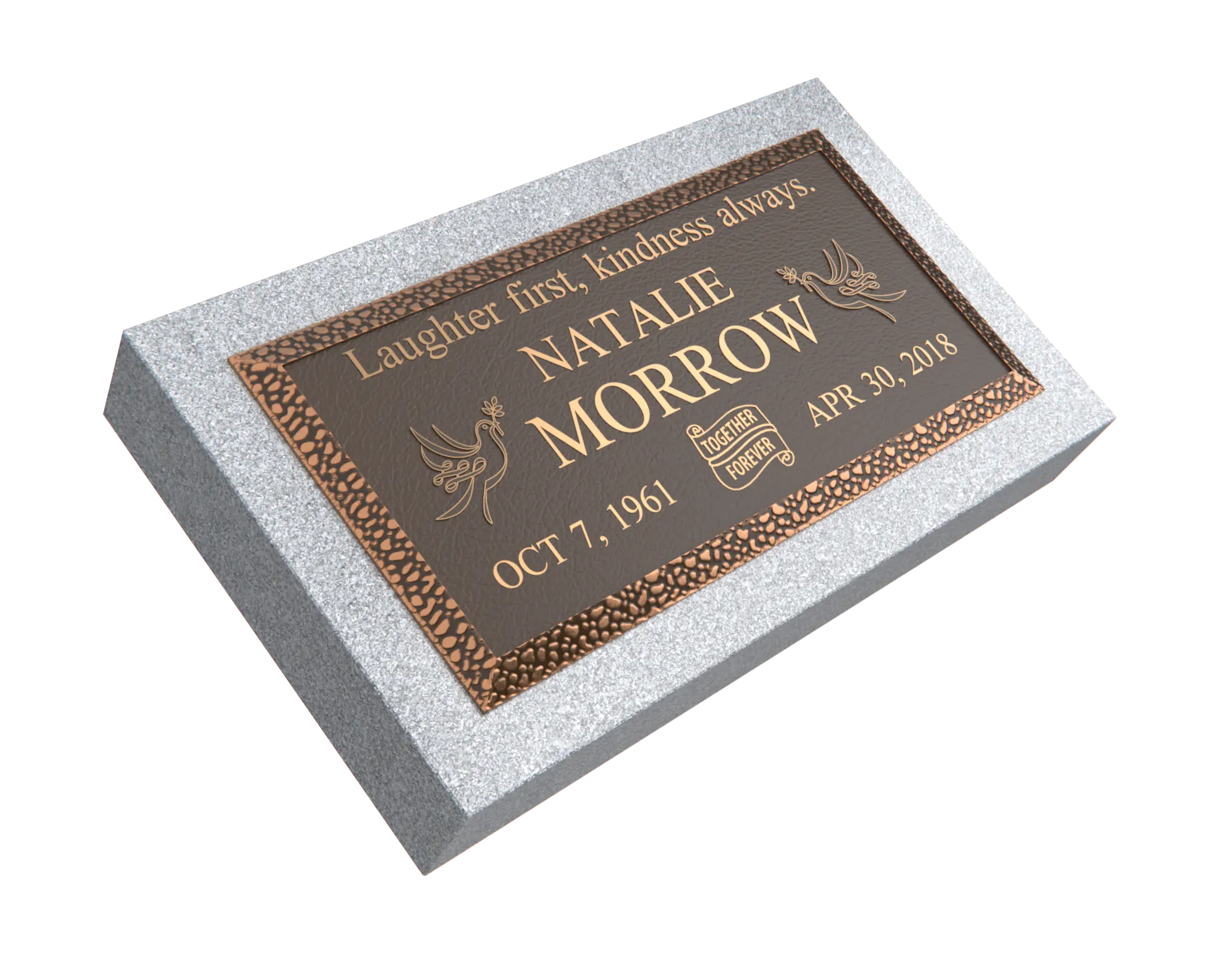 Premium Bronze Plaque 24"x 12"
