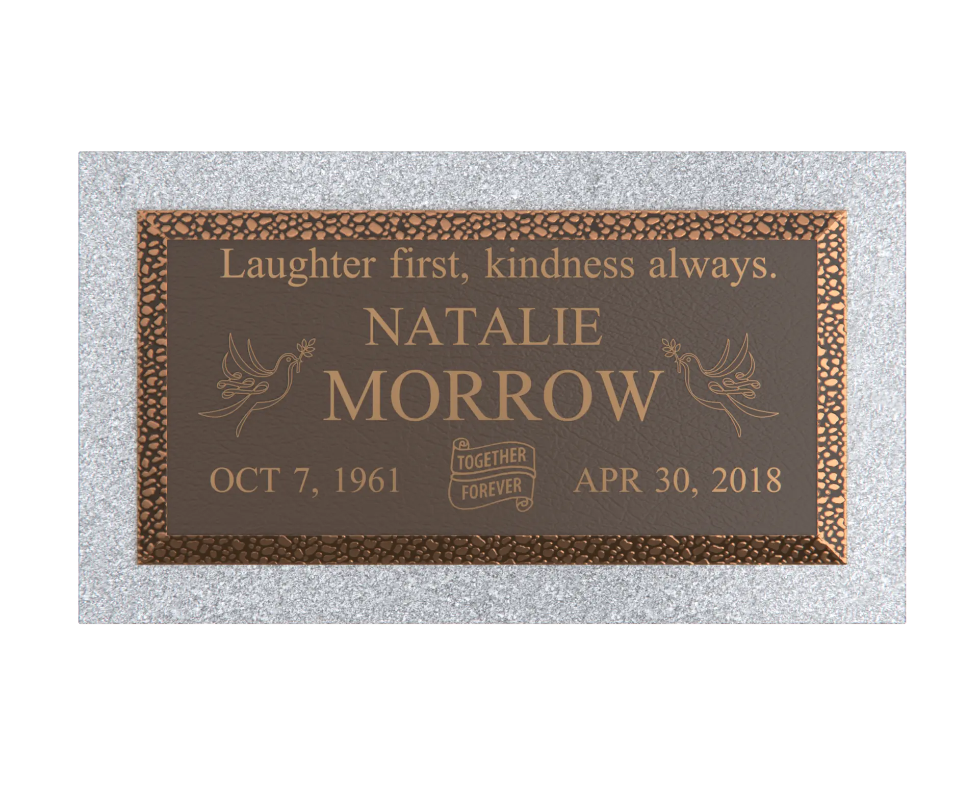 Premium Bronze Plaque 24"x 12"