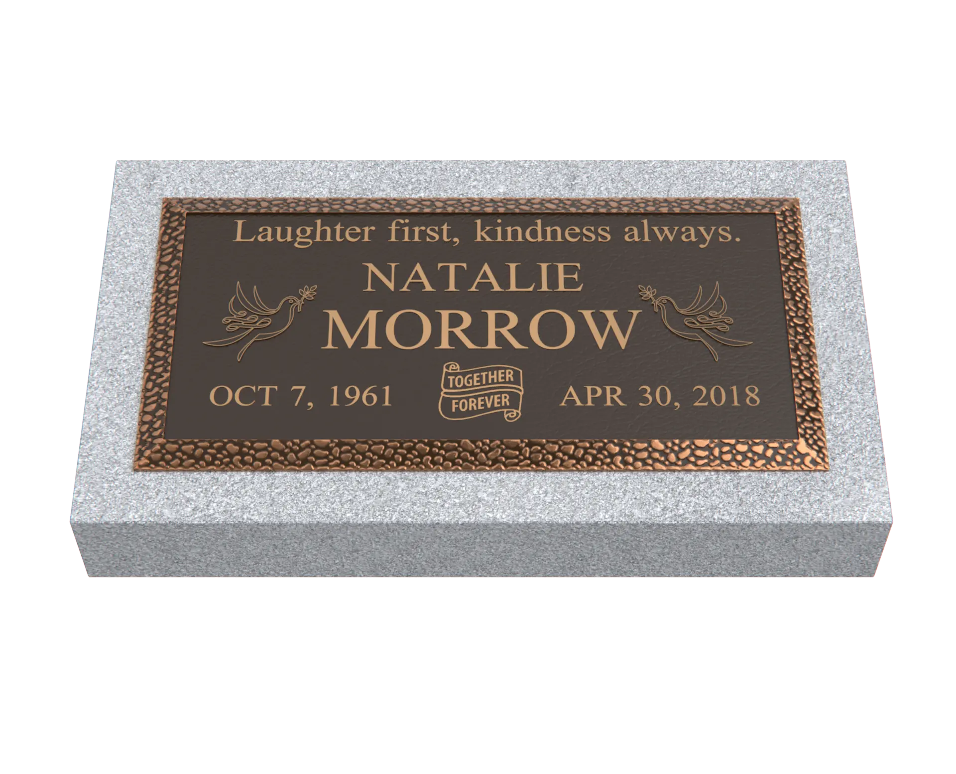 Premium Bronze Plaque 24"x 12"