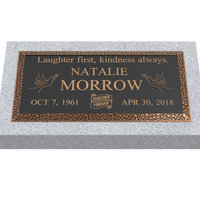 Premium Bronze Plaque 24"x 12" with Granite Base