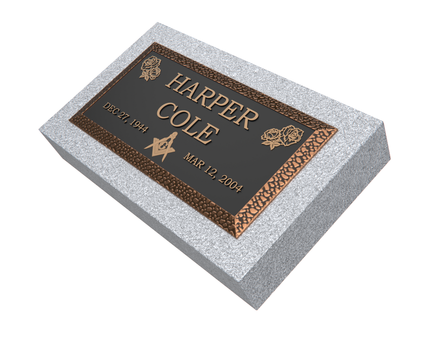 Premium Bronze Plaque 20"x 10" with Granite Base