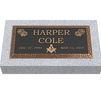 Premium Bronze Plaque 20"x 10" with Granite Base