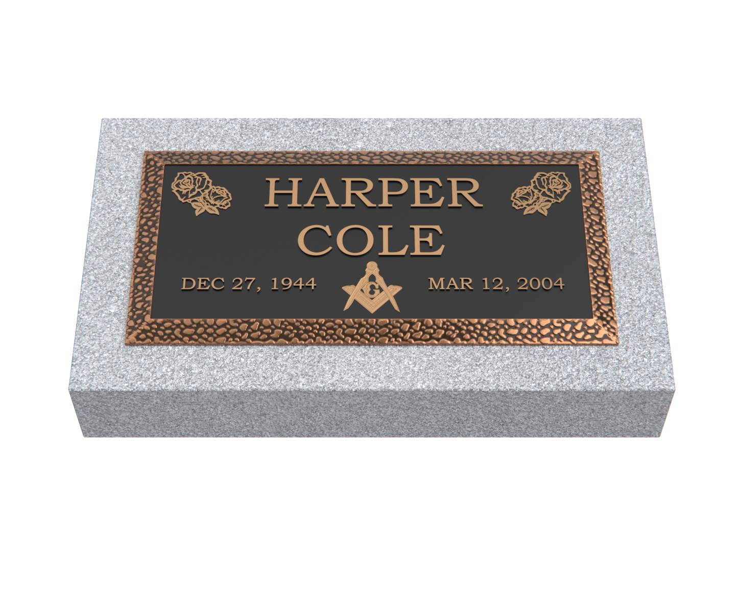 Premium Bronze Plaque 20"x 10" with Granite Base
