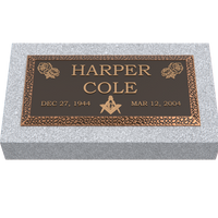 Premium Bronze Plaque 20"x 10" with Granite Base
