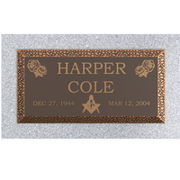 Premium Bronze Plaque 20"x 10" with Granite Base