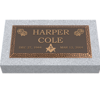 Premium Bronze Plaque 20"x 10" with Granite Base