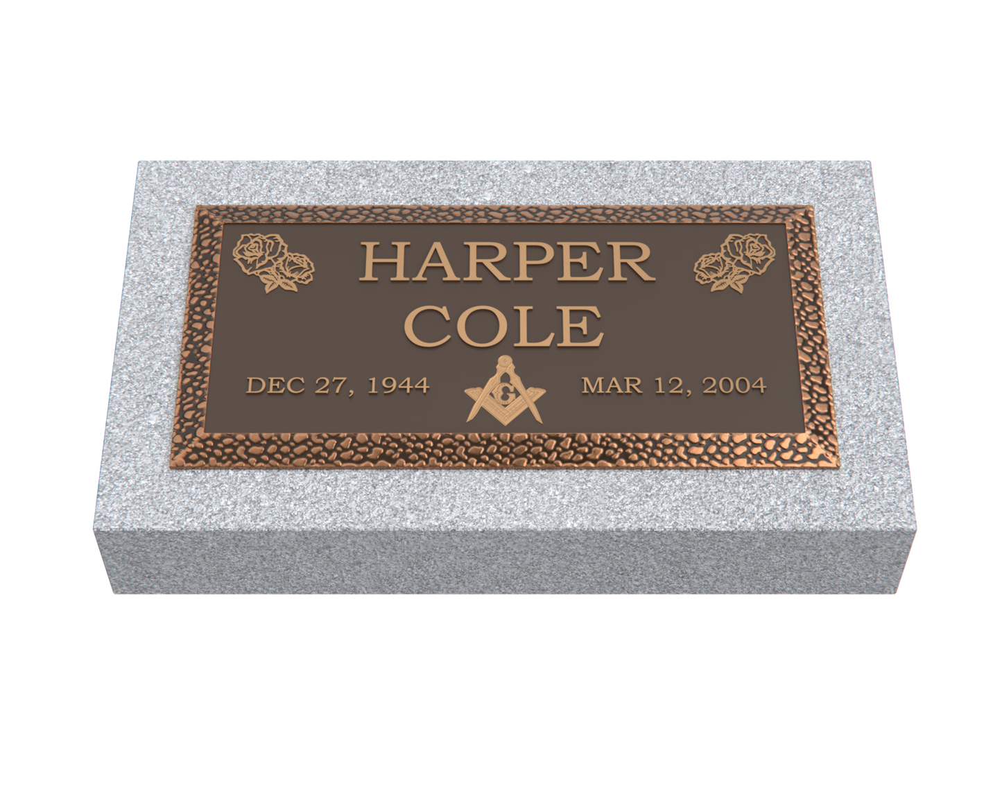 Premium Bronze Plaque 20"x 10" with Granite Base