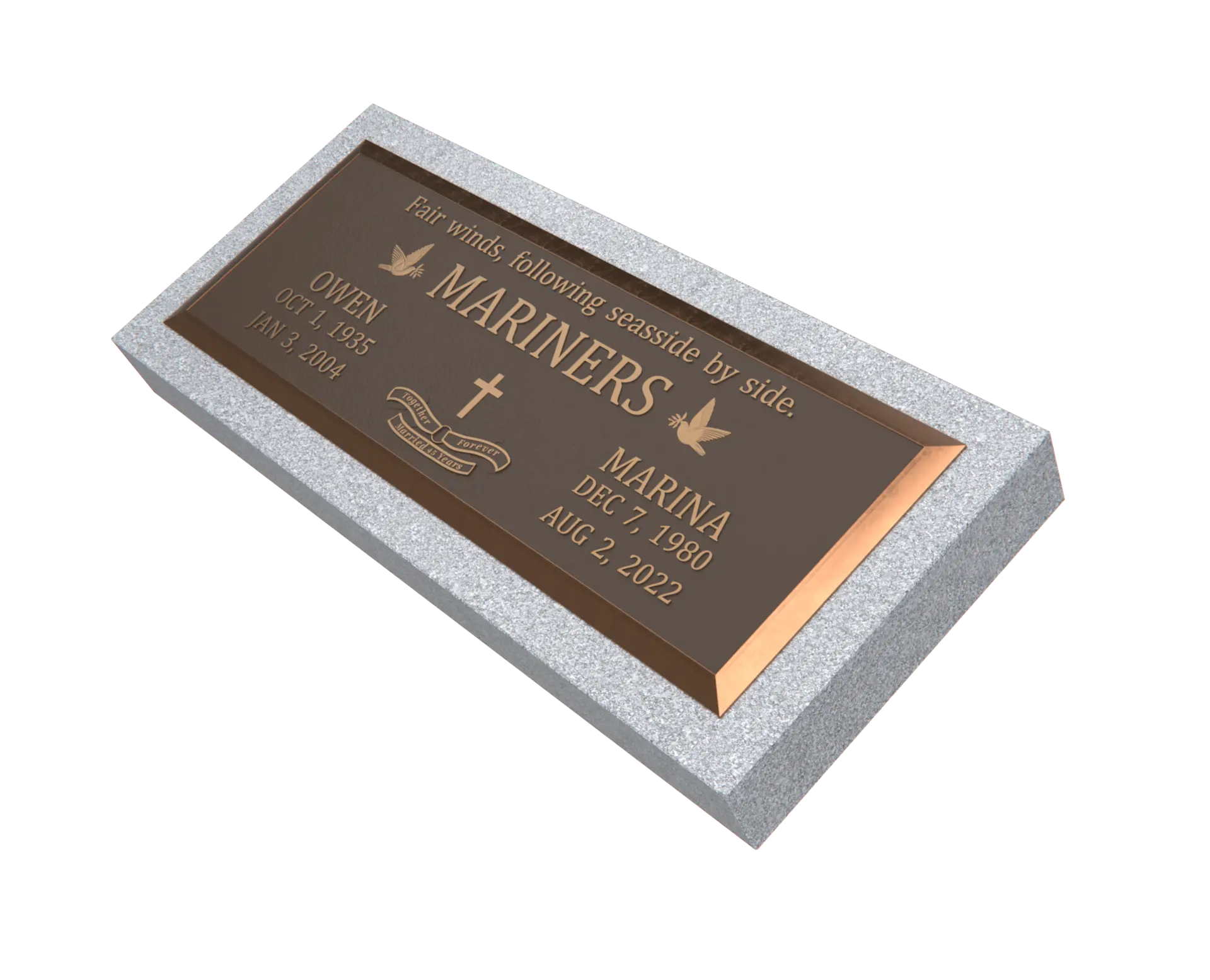 Premium Bronze Plaque 36"x 13"