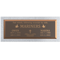Premium Bronze Plaque 36"x 13"