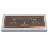 Premium Bronze Plaque 36"x 13" with Granite Base