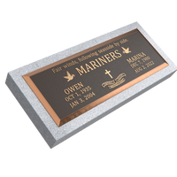 Premium Bronze Plaque 36"x 13" with Granite Base