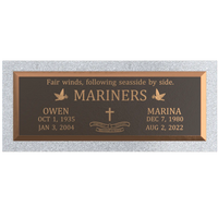 Premium Bronze Plaque 36"x 13"