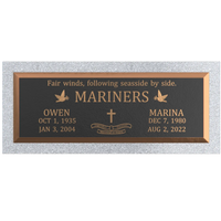 Premium Bronze Plaque 36"x 13"