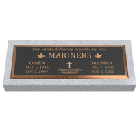 Premium Bronze Plaque 36"x 13" with Granite Base