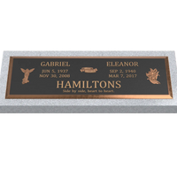 Premium Bronze Plaque 44"x 14"