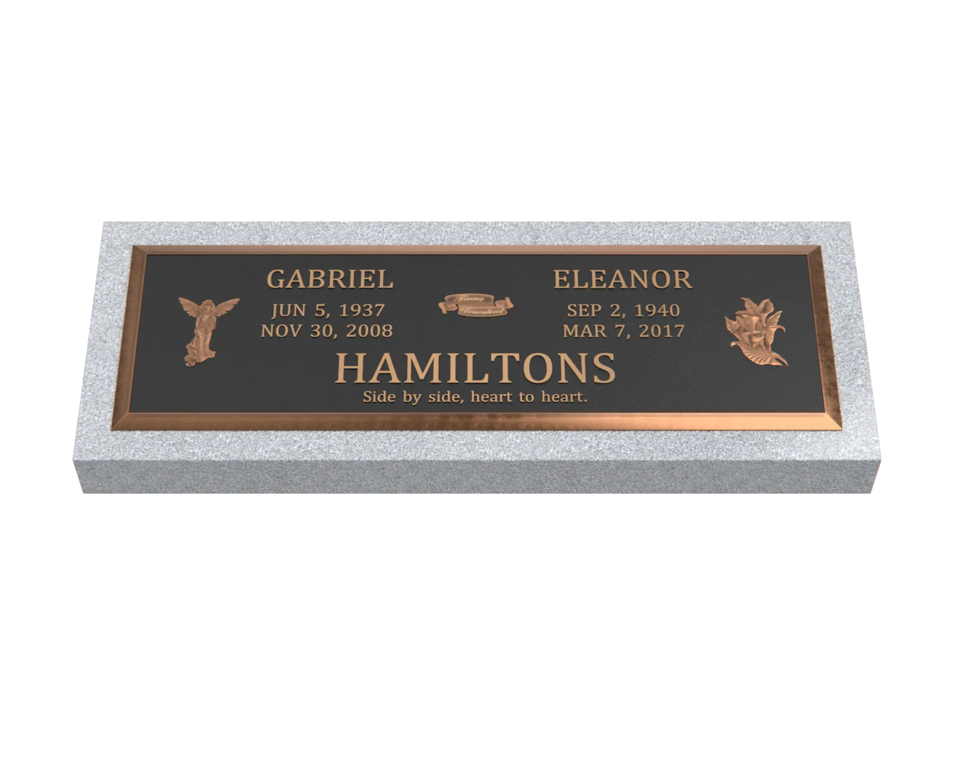 Premium Bronze Plaque 44"x 14"