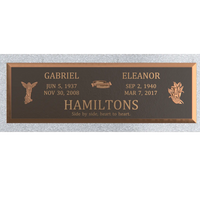 Premium Bronze Plaque 44"x 14"