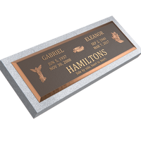 Premium Bronze Plaque 44"x 14" with Granite Base