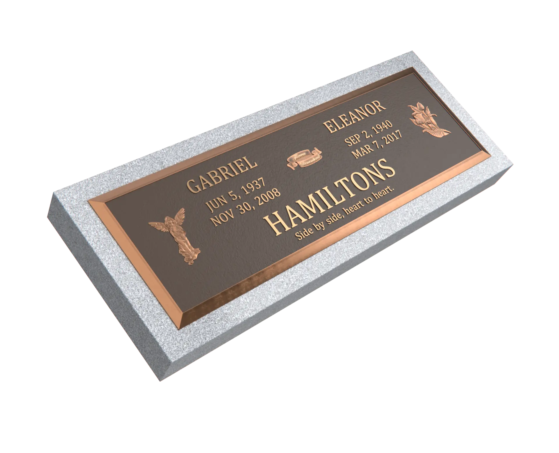 Premium Bronze Plaque 44"x 14"