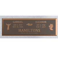 Premium Bronze Plaque 44"x 14"