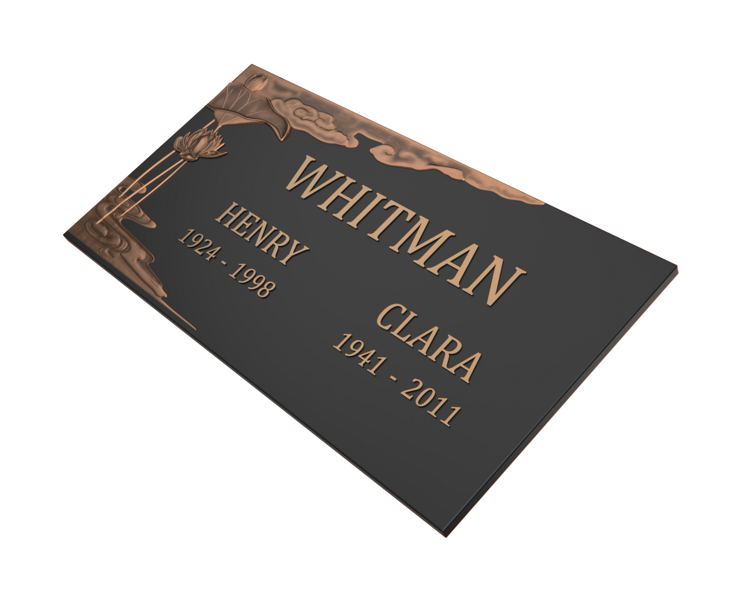 Premium Bronze Plaque 24"x 12"