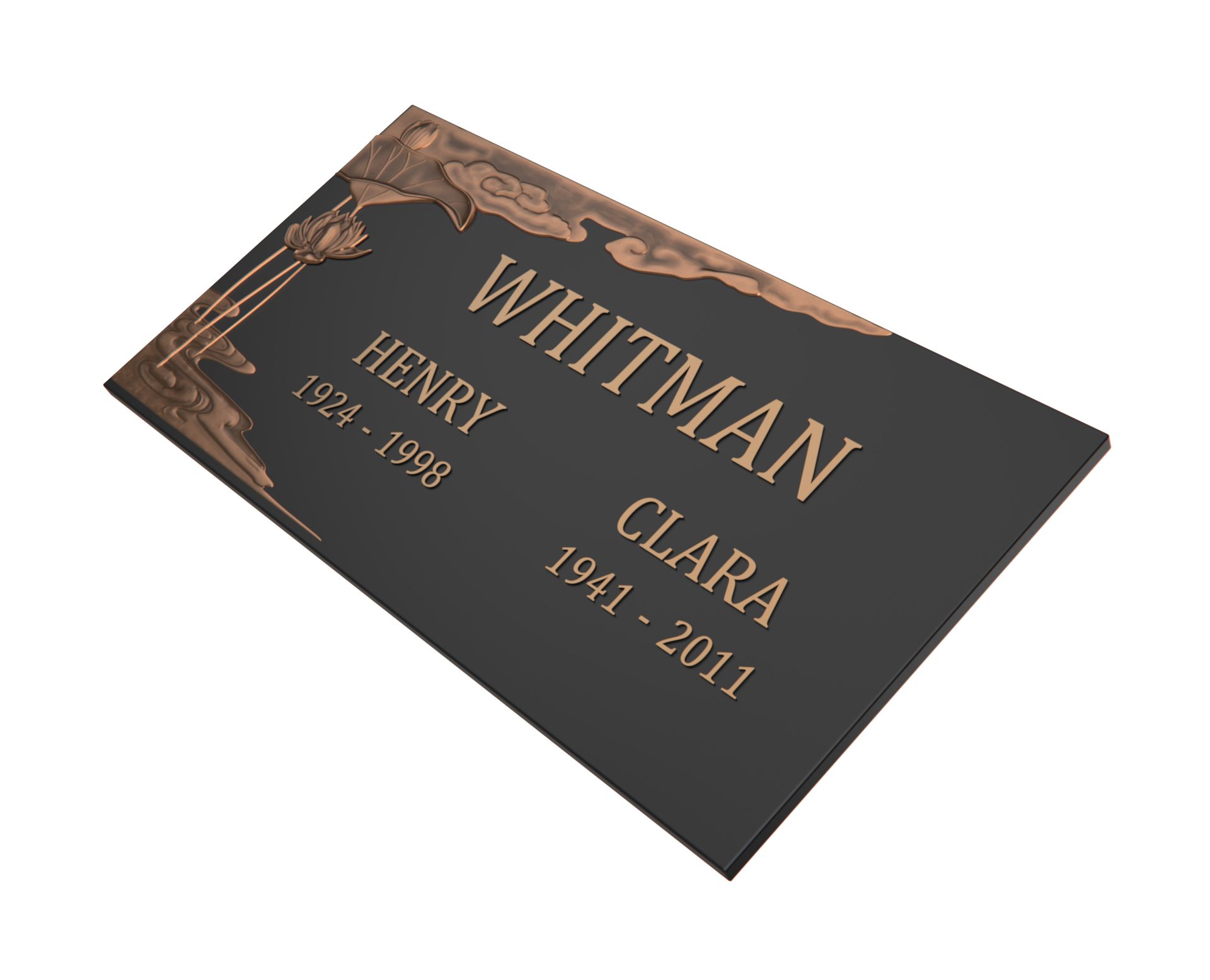 Premium Bronze Plaque 24"x 12"