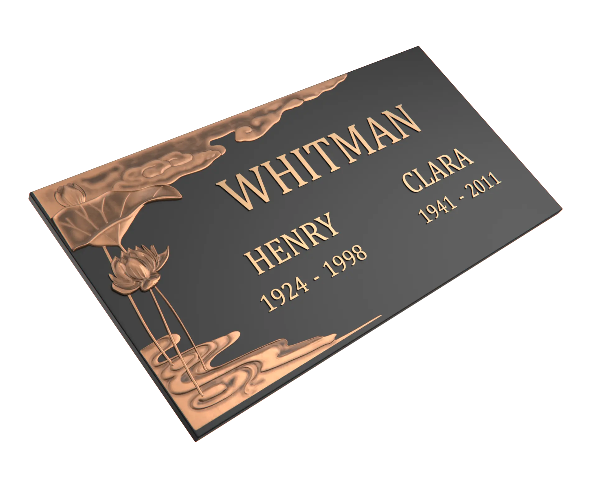 Premium Bronze Plaque 24"x 12"