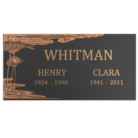 Premium Bronze Plaque 24"x 12"