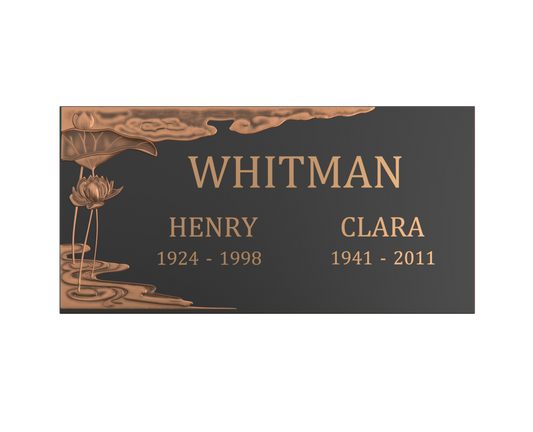 Premium Bronze Plaque 24"x 12"