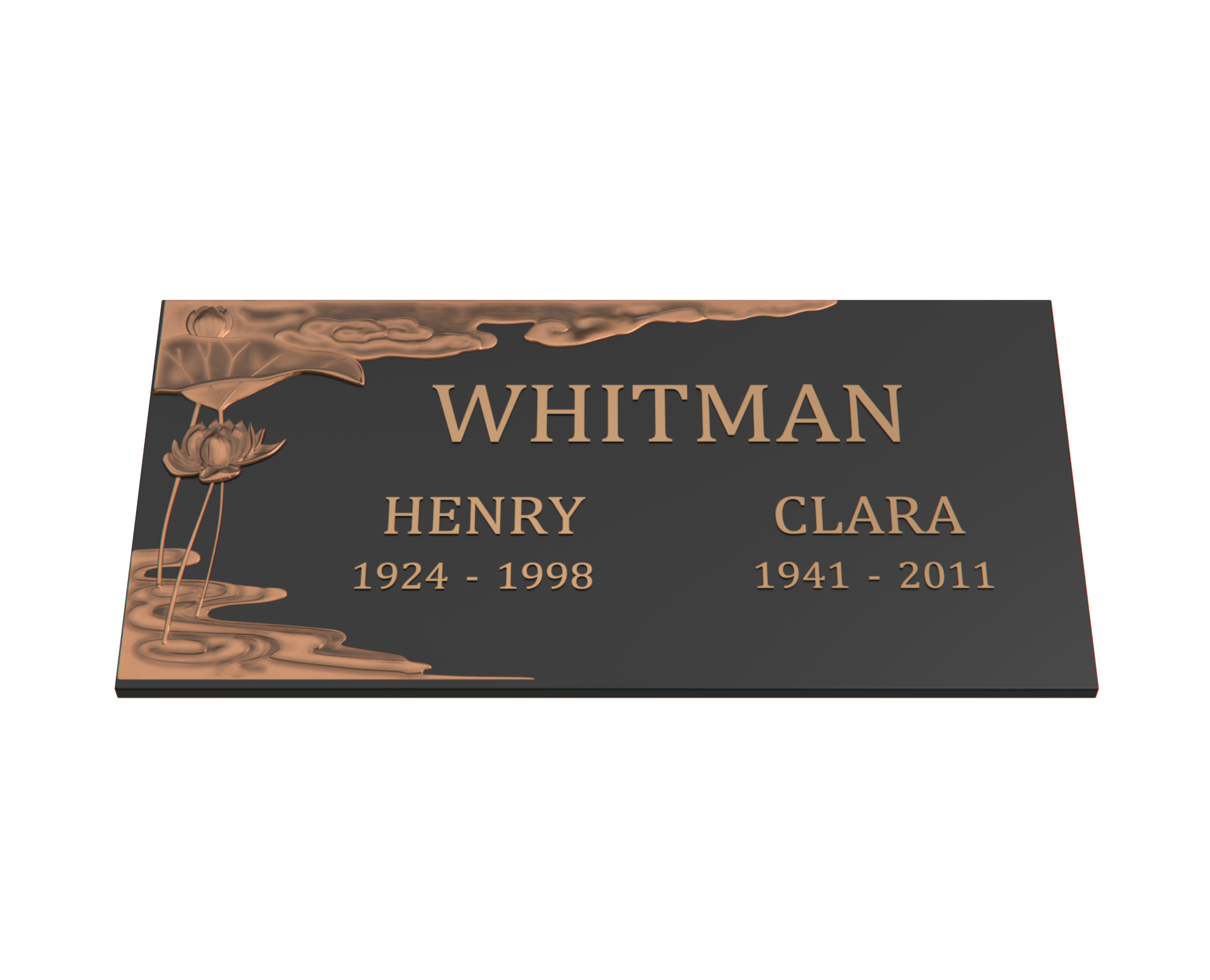Premium Bronze Plaque 24"x 12"