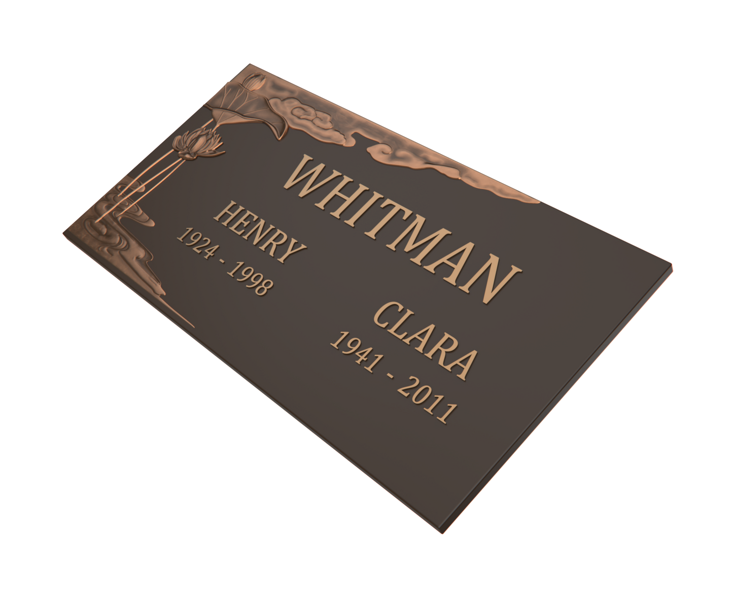 Premium Bronze Plaque 24"x 12"