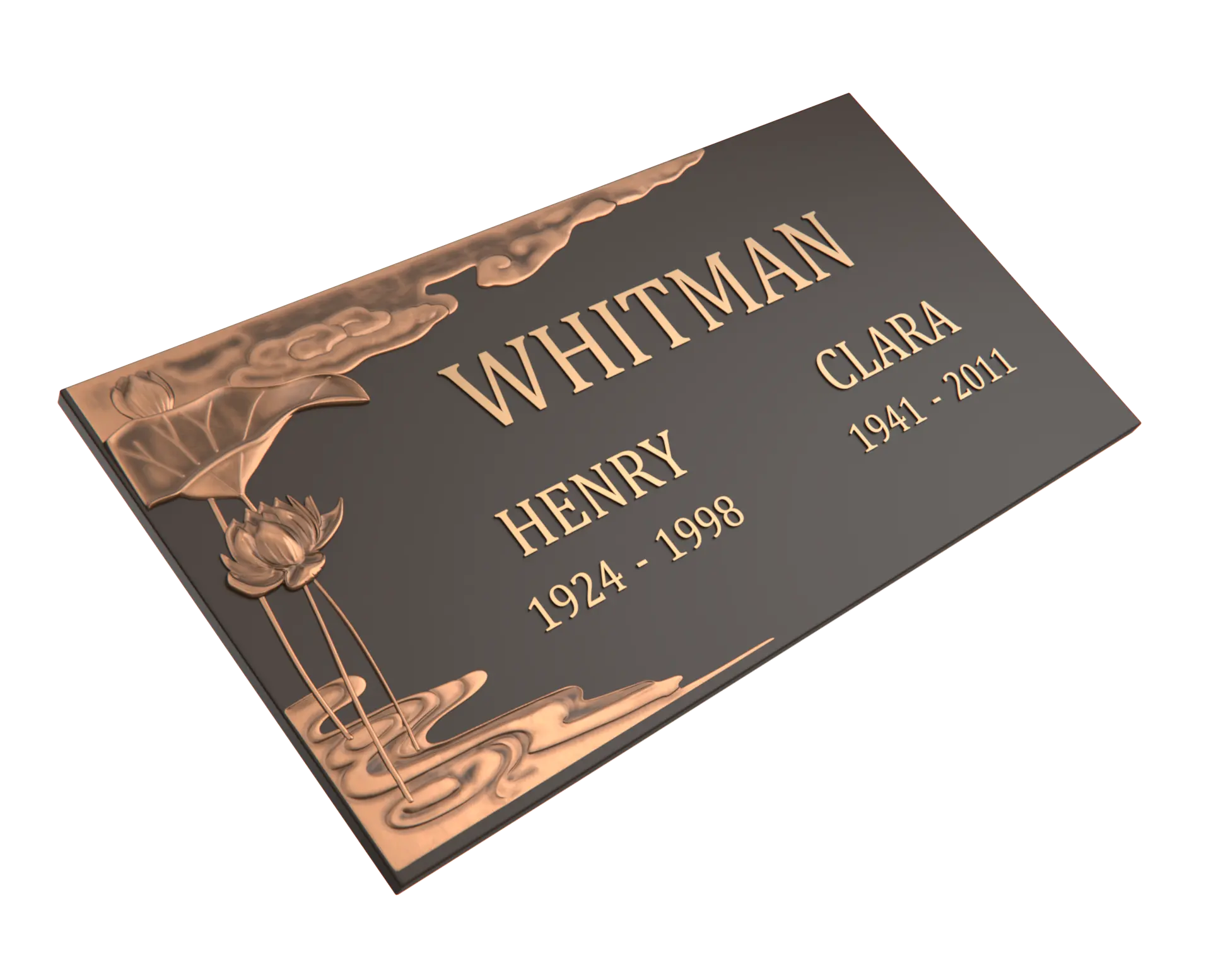 Premium Bronze Plaque 24"x 12"