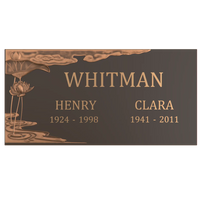 Premium Bronze Plaque 24"x 12"