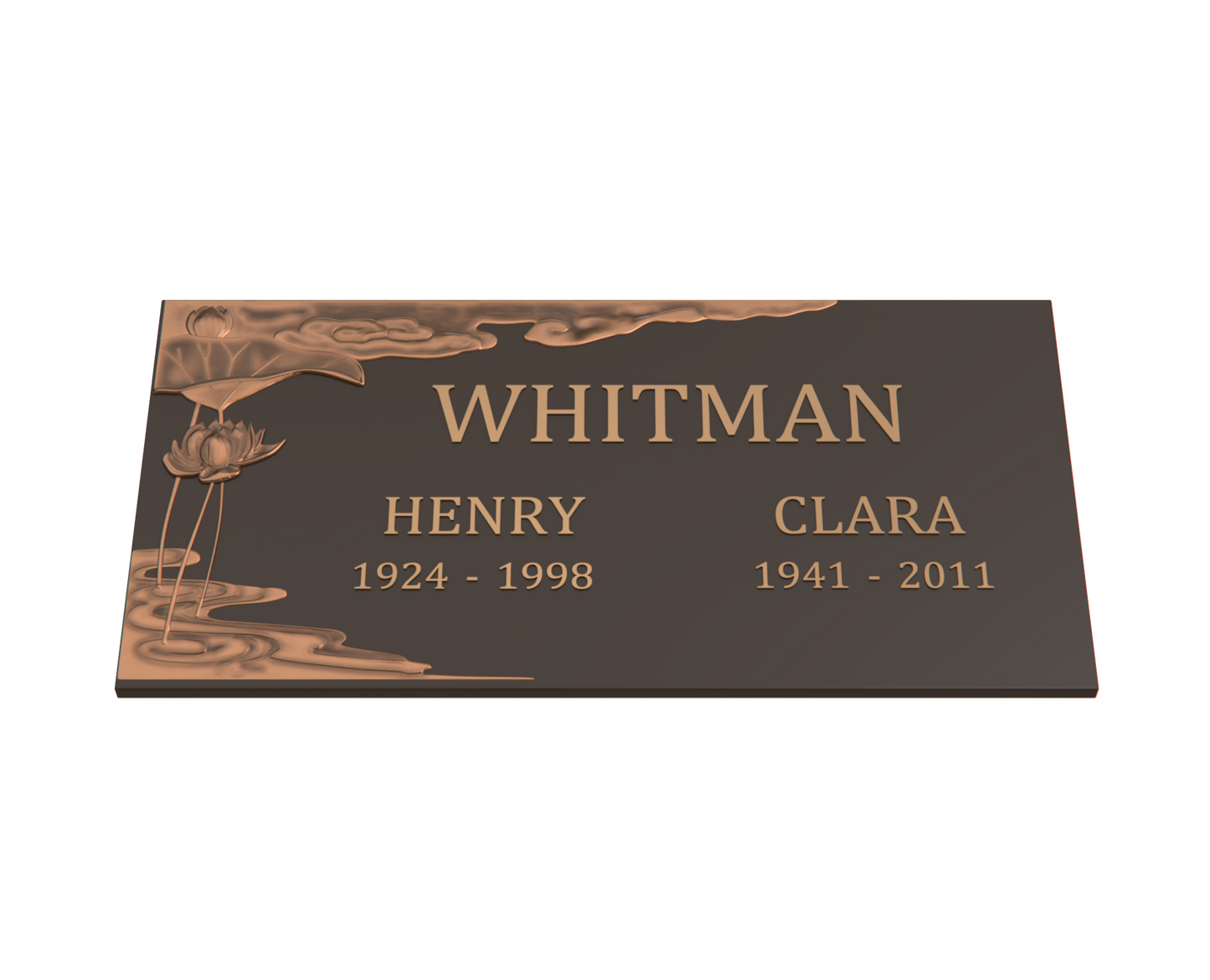 Premium Bronze Plaque 24"x 12"