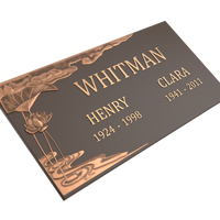 Premium Bronze Plaque 24"x 12"